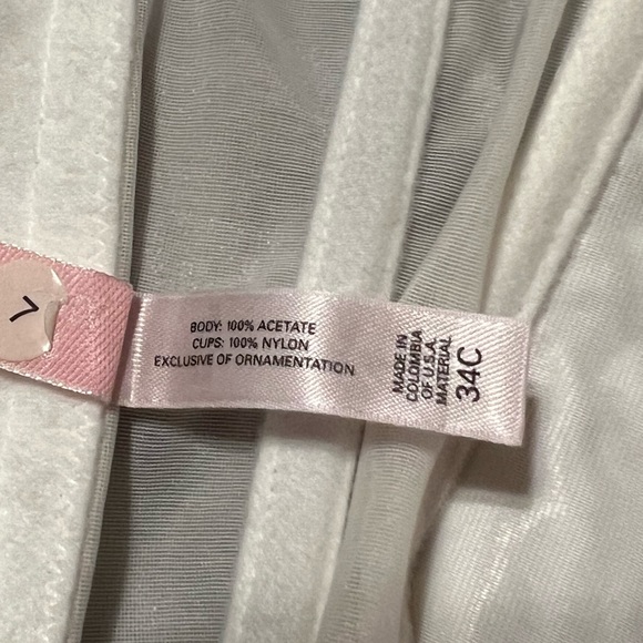 Victoria’s Secret lace/ silky mesh white bustier corset - Picture 11 of 13